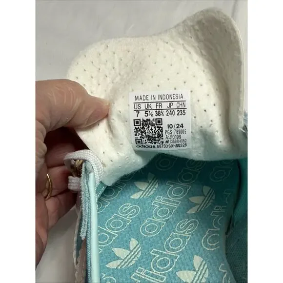 Women’s Adidas Original SL 72 OG W - Easy Mint Sneakers Size 7 - NWOB - Picture 9 of 15